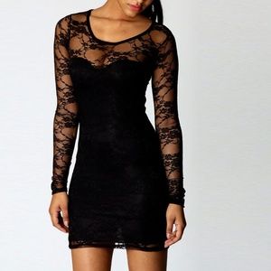 SEXY Black Sexy Women's Ladies Floral Lace